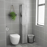 Bathroom Cabinet Grey Sonoma 25x26.5x170 cm Engineered Wood 815961