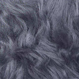 Faux Sheepskin Rug TAFALLA Anthracite 240 x 240 cm Polyester 42021600