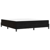 Box Spring Bed with Mattress Black 180 x 220 cm Fabric 3398805