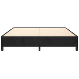 ZNTS Bed Frame without Mattress Black 180x200 cm Super King Super King Velvet 349886