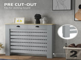 95.5H x 111Wcm Radiator Cover, with Drawer - Grey T3398P343250