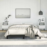 Bed Frame without Mattress Black 137x190 cm Full Faux Leather 346932