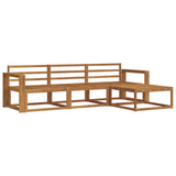 Outdoor Sofa Set 4 pcs Natural Solid Acacia Wood 3367407