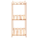 3-Tier Storage Racks 10 pcs 60x38x90 cm Solid Pinewood 150 kg 3051124