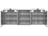 Bathroom Cabinet Set 3 pcs 126 x 16 x 62.5 cm Engineered wood 3403837