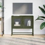 ZNTS TV Cabinet Olive Green 68x39x60.5 cm Cold-rolled Steel 853336