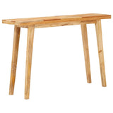 Dinning Table Natural 100 x 35 x 75 cm Solid Mango Wood 4104622