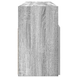 TV Cabinet with LED Lights Grey Sonoma 120x30x50 cm 815715