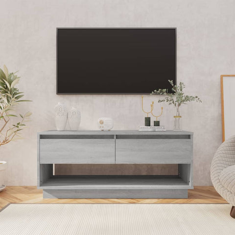 TV Cabinet Grey Sonoma 102x41x44 cm Engineered Wood 812973