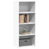 Highboard White 50x41x124 cm Engineered Wood 846397