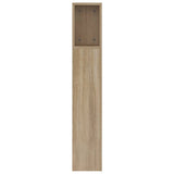 Headboard Cabinet Sonoma Oak 160x18.5x104.5 cm 811937
