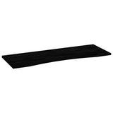 Desk Top Dark Brown 140x50x2.5 cm Solid Wood Oak Rectangular 4009030