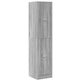 Apothecary Cabinet Grey Sonoma 40x41x174,5 cm Engineered Wood 3309650