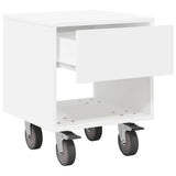 Bedside Table 2 pcs White 40.5 x 40 x 48 cm Engineered Wood 891057