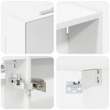 Bathroom Cabinet Set 3 pcs 140 x 14.5 x 70 cm Engineered wood 3403784