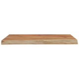 Wall Shelf 50x40x3.8 cm Rectangular Solid Wood Acacia Live Edge 370295
