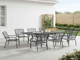 Garden Dining Set 9 pcs Anthracite 212 x 90 x 76 cm 3429141