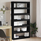 Book Cabinet Black 100 x 30 x 198 cm Engineered Wood 3333925