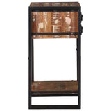 End Table Multicolour 40 x 40 x 80 cm Solid Reclaim Wood 4015988