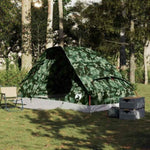 ZNTS Camping Tent Dome 4-Person Camouflage Waterproof 4009644