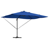Umbrella 352 x 251 x 265 cm Polyester and Aluminium Azurblau 42003332