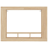 TV Cabinet Sonoma Oak 152x22x113 cm Engineered Wood 833724