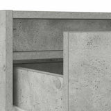 TV Cabinet with LED Lights Concrete Grey 100X35.5x25 cm 860241