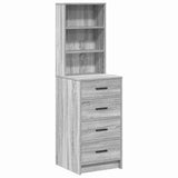 Highboard Grey sonoma 40 x 41 x 135 cm Engineered wood 865051