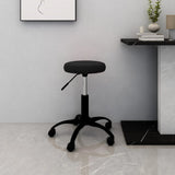 ZNTS Office Swivel Chair Black Velvet 333171