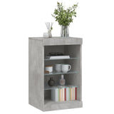 Sideboard with LED Lights Concrete Grey 41x37x67 cm 836724