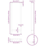 Bar Table Legs Anthracite 2 pcs 50x cm Steel 4013354