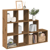 Room Divider Bookcase 3-Tier Artisan Oak 137.5x29x103.5 cm Engineered Wood 857984