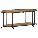 TV Cabinet 100x42x40 cm Solid Wood Rough Mango 4013488