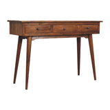 Large 3 Drawer Chestnut Console IN3345