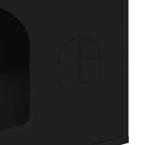 Cat House Black 51 x 30 x 52 cm Engineered Wood 8000663