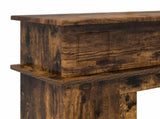 Fireplace Surround Smoked Oak 102 x 26 x 100 cm Engineered Wood 8006647