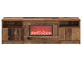 Electric Fireplace Old Wood 98 x 28.5 x 40.5 cm Engineered wood 8021197