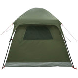 Cabin Tent Olive Green 244 x 213 x 183 cm Polyester and Steel 42029025