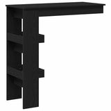 Wall Bar Table Black Oak 102 x 45 x 103.5 cm Engineered Wood 862748