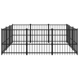 Outdoor Dog Kennel Steel 8.47 m 3124616