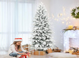 6ft Flocked Artificial Christmas Tree T3398P424895
