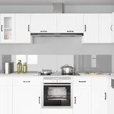 Kitchen Backsplash 2 pcs Light Grey 120 x 40 cm Tempered Glass 3415503