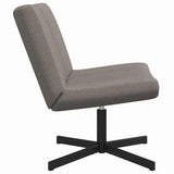 Swivel Chair Taupe 63 x 75 x 76 cm Fabric 42007330