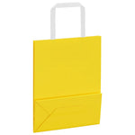 ZNTS Paper Bags 250 pcs with Handles Yellow 18x8x22 cm 4102006