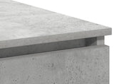 TV Cabinet Concrete Grey 180 x 38 x 49 cm Engineered Wood 3376147