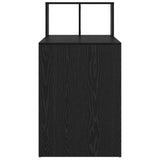 Desk with Shelf Black Oak 108 x 55 x 103.5 cm Engineered Wood 869459