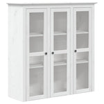 Highborad "BODO" White 115.5x43x200.5 cm Solid Wood Pine 3206451