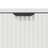 Bedside Table White 63.5 x 36 x 61 cm Engineered wood 883464