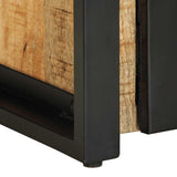 Coffee Table 90x50x36 cm Solid Rough Wood Mango 4013553