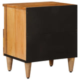 Bedside Cabinet Natural 40 x 33 x 46 cm Solid Mango Wood 4018266
